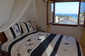 Apartment Schlafzimmer Meerblick Fischerort Porto Cristo Mallorca 2