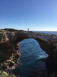 Strand Steinbruecke Meer Fischerort Porto Cristo Mallorca 1b